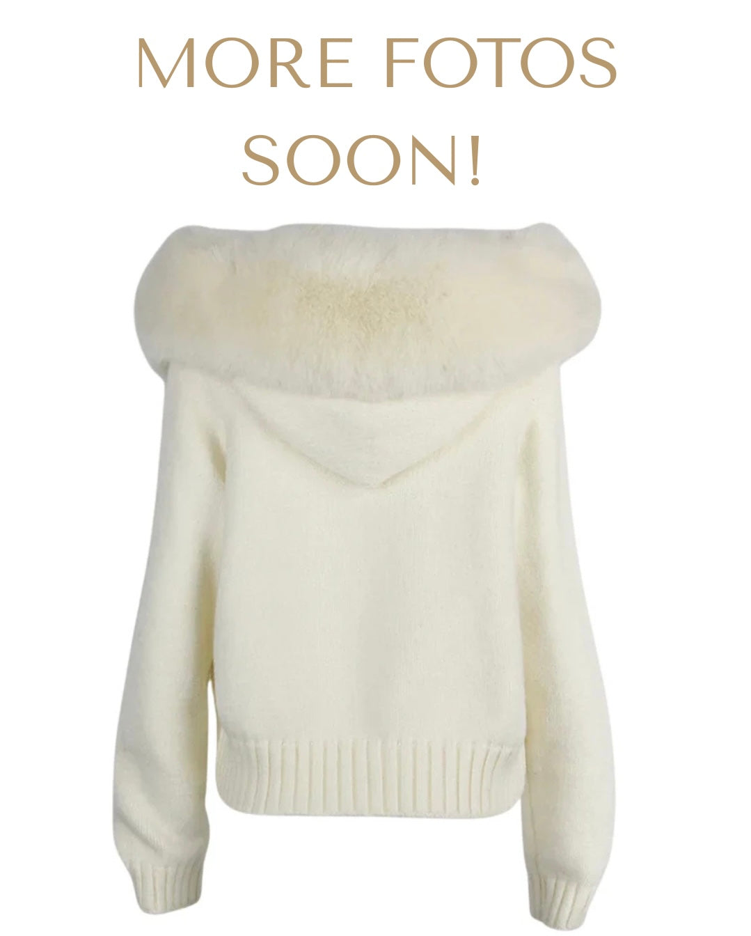 LAMOUR FUR JACKET- WHITE