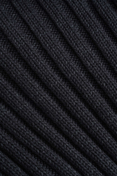 EXCLUSIVE FUR SWEATER - BLACK