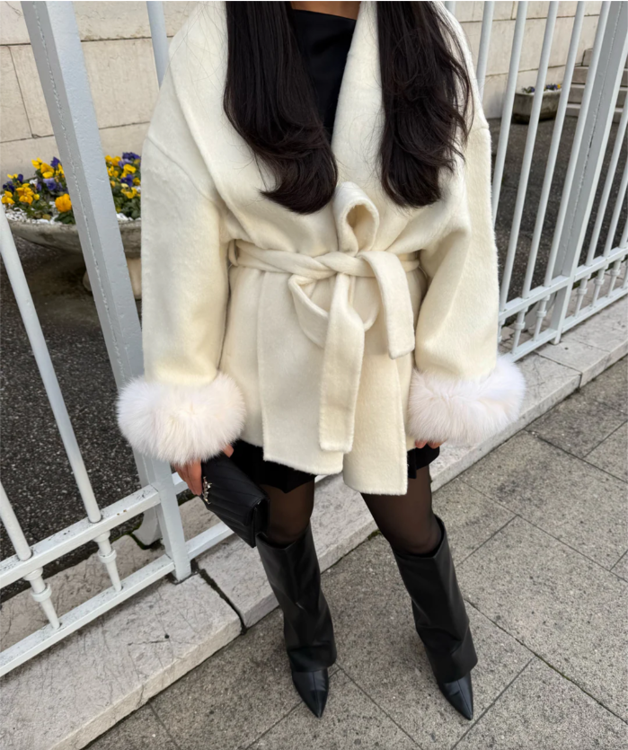 SET: COAT & HANDBAG